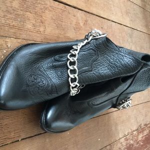 One teaspoon leather chain riding boots